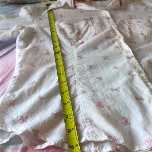 American Eagle Outfitters Sheer Button Front Shirt - Picture 7 of 8